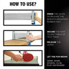 ALL4U - Ping Pong Portable Net and Post Set with PVC Storage Bag, Retractable Table Tennis Net Replacement, 6 Feet 1.8 M, Fits Tables Up to 2.0 inch (5.0 cm)