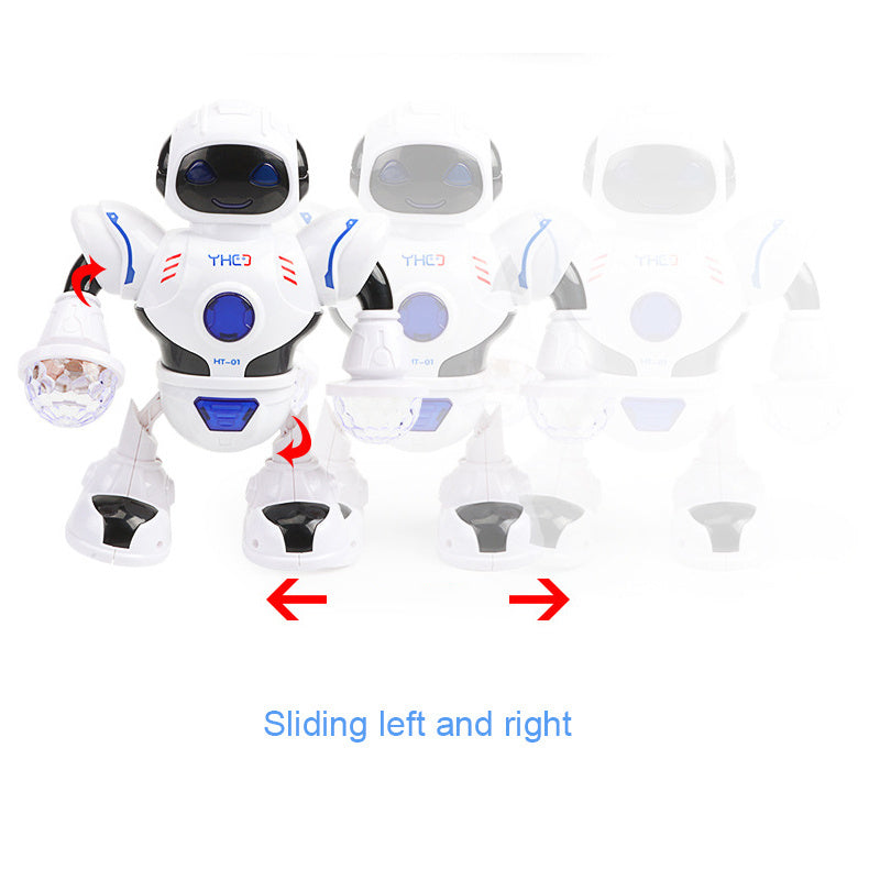 oh my god - Electronic Robert Toy Smart Space Astronaut Walking Dancing Robot With Light And Sound