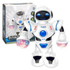 oh my god - Electronic Robert Toy Smart Space Astronaut Walking Dancing Robot With Light And Sound