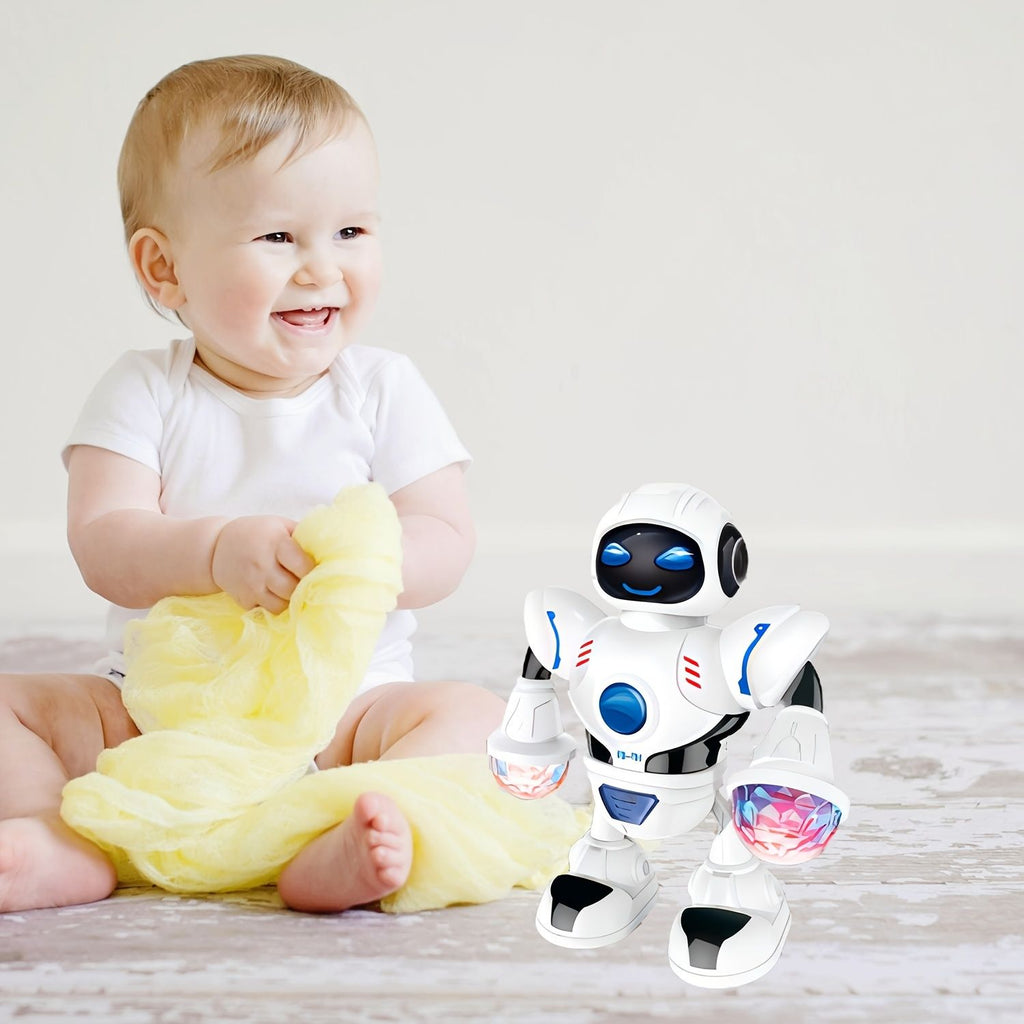 oh my god - Electronic Robert Toy Smart Space Astronaut Walking Dancing Robot With Light And Sound