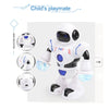oh my god - Electronic Robert Toy Smart Space Astronaut Walking Dancing Robot With Light And Sound