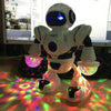 oh my god - Electronic Robert Toy Smart Space Astronaut Walking Dancing Robot With Light And Sound