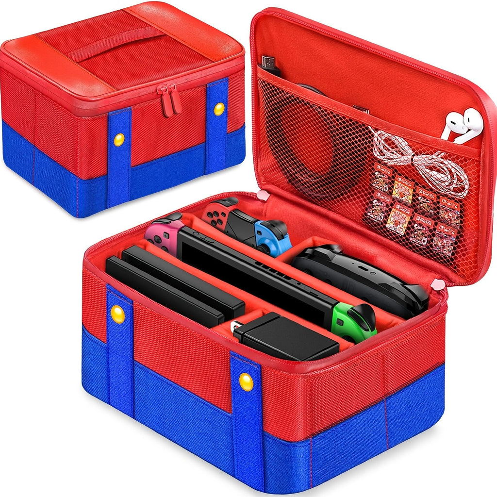 oh my god - Large Carrying Protective Case For Switch OLED Console Pro Controller- Travel Storage Bag Case For Switch Accessories