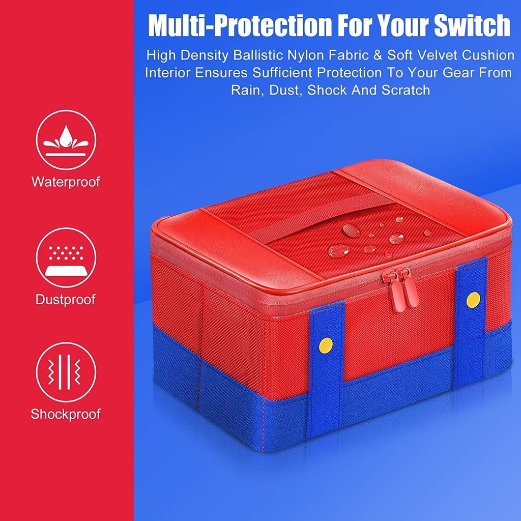 oh my god - Large Carrying Protective Case For Switch OLED Console Pro Controller- Travel Storage Bag Case For Switch Accessories