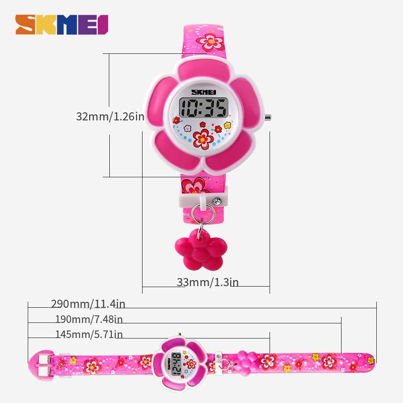 oh my god - SKMEI Children's Girl's Flower Electronic Watch
