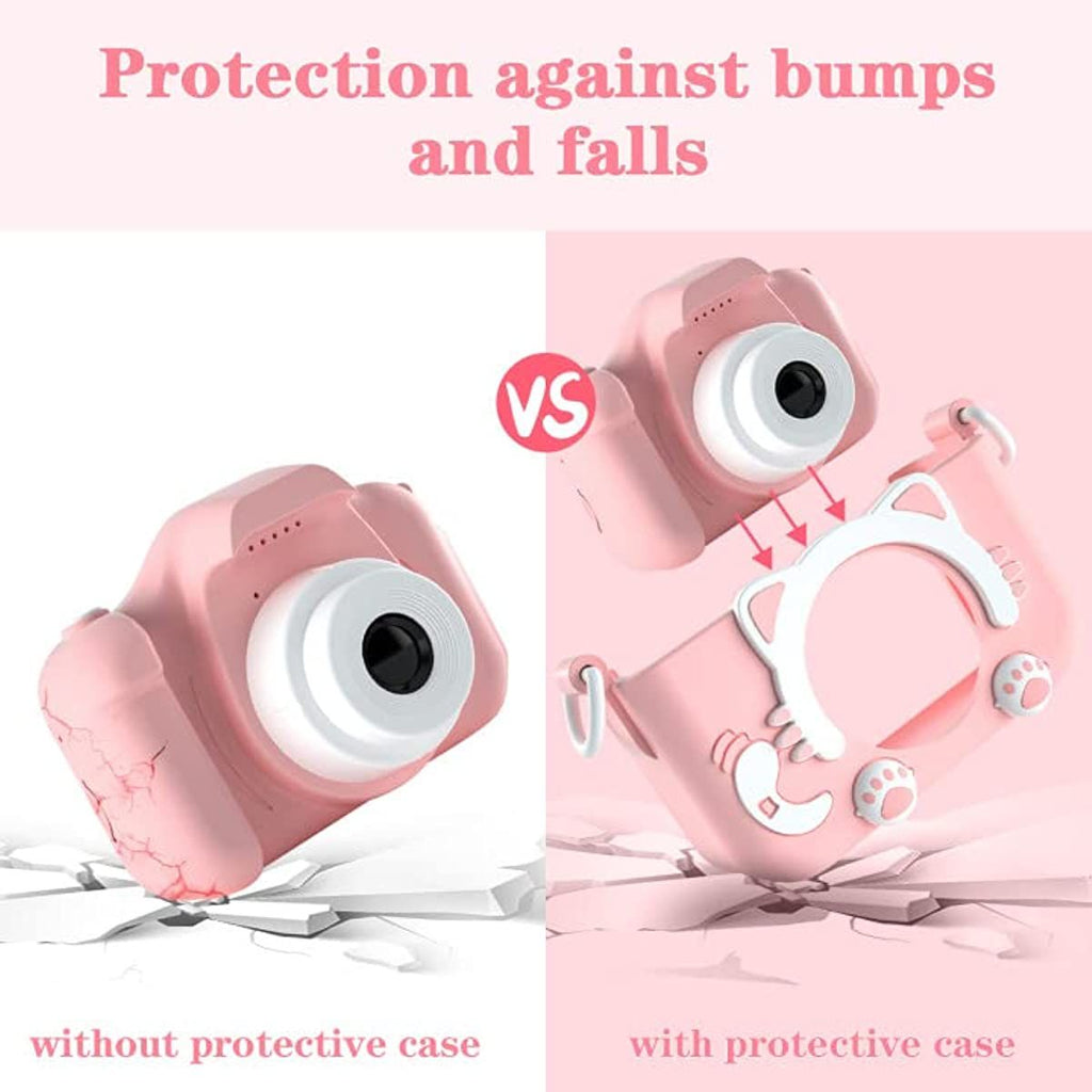 oh my god - Kids Selfie Camera-  Kids Camera Toys For 3-12 Year Old Boys/Girls- Kids Digital Camera With Video- Christmas Birthday Festival Gifts For Kids - 32GB SD Card