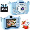 oh my god - Kids Selfie Camera-  Kids Camera Toys For 3-12 Year Old Boys/Girls- Kids Digital Camera With Video- Christmas Birthday Festival Gifts For Kids - 32GB SD Card