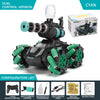 oh my god - 1pc 2.4G Water Bomb RC Tank RC CAR Shoots Toys For Boys- Tracked Vehicle Remote Control War Tanks- Radiocontrol Birthday Gifts Holiday Gifts Memorial Day Gift With Tail Gas Spray Ambient Light