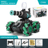 oh my god - 1pc 2.4G Water Bomb RC Tank RC CAR Shoots Toys For Boys- Tracked Vehicle Remote Control War Tanks- Radiocontrol Birthday Gifts Holiday Gifts Memorial Day Gift With Tail Gas Spray Ambient Light