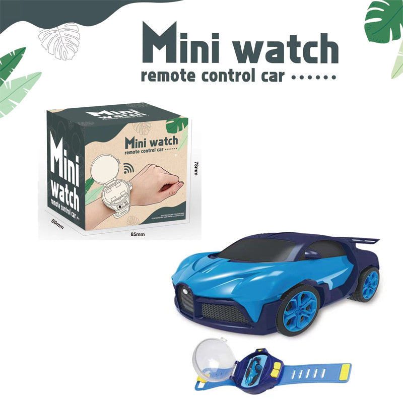 oh my god - Watch Remote Control Car Electric Mini Racing Police Car Watch Alloy Mini Car Remote Control Toy