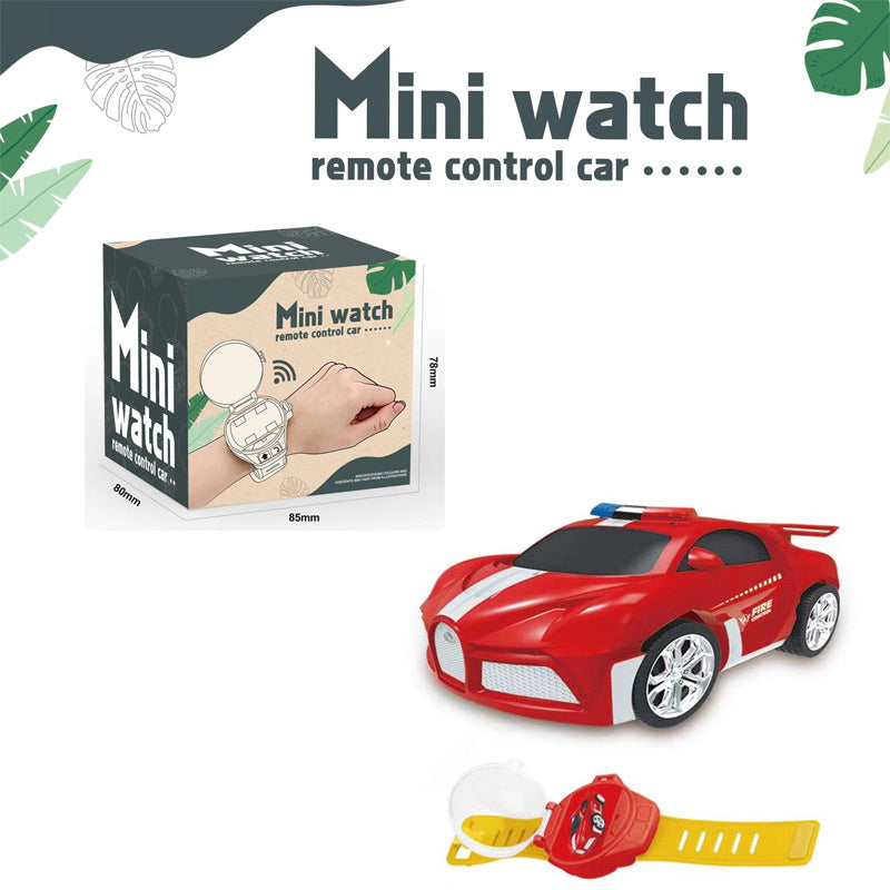 oh my god - Watch Remote Control Car Electric Mini Racing Police Car Watch Alloy Mini Car Remote Control Toy