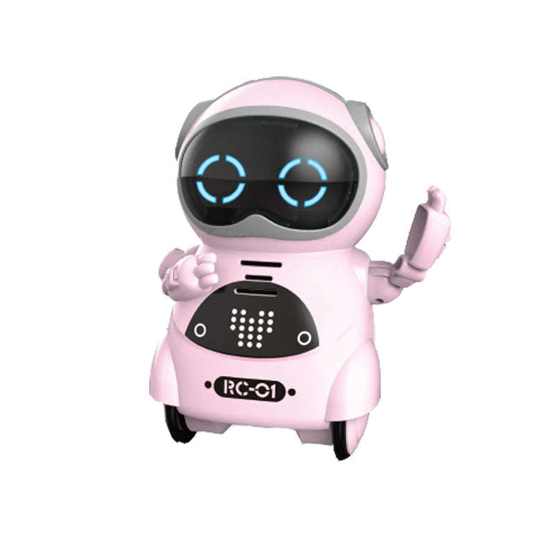 oh my god - Pocket RC Robot Talking Interactive Dialogue Voice Recognition Record Singing Dancing Telling Story Mini RC Robot Toys Gift
