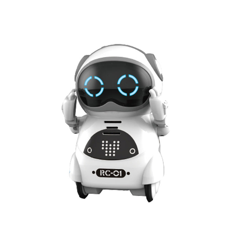 oh my god - Pocket RC Robot Talking Interactive Dialogue Voice Recognition Record Singing Dancing Telling Story Mini RC Robot Toys Gift