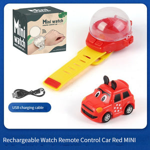Department Store - Kids Watch Remote Control Car Toy; Boy Girl Gift Toy Cartoon Car Rechargeable With Light