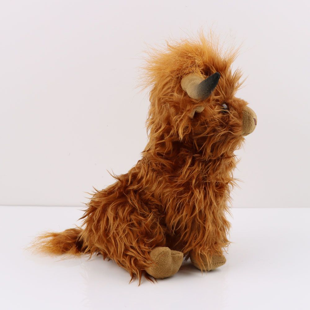oh my god - Highland Cow Plush Toy-  28CM/11''-  Cute Highland Cattle Soft Stuffed Doll-  Cow Plush Pillow For Kids Christmas Gift