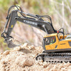 oh my god - Remote Control Excavator Toy RC Construction Engineering Vehicles with Light Music; Gifts for Kids