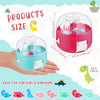 oh my god - Mini Claw Machine For Kids -Mini Dinosaur Figures Claw Machine Prizes Toy Grabber Mini Arcade Game Miniature Novelty Toys Birthday Gifts For 3+ Year Old Boys & Girls(4 Color)