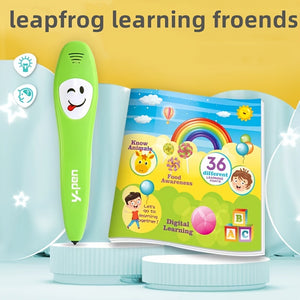 oh my god - Reading Pen- Early Education Intelligent Logic Learning Pen With Book Card Cognitive Children's Educational Aids