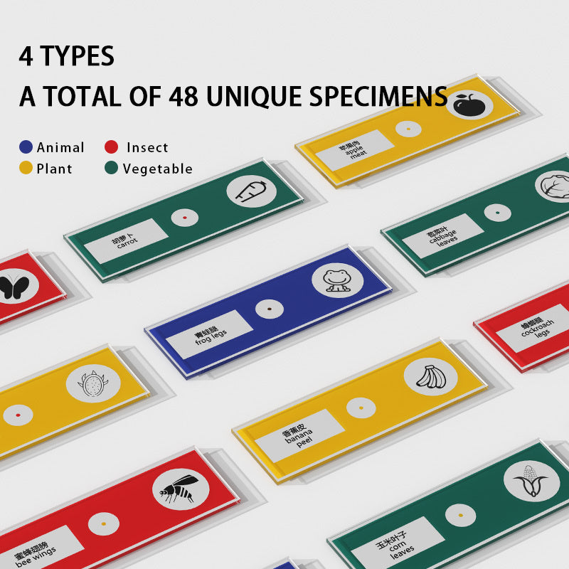 oh my god - Handheld Microscope Set With LED Light 60X-120X Home School Kids Biological Science Educational Toys STEM Gifts