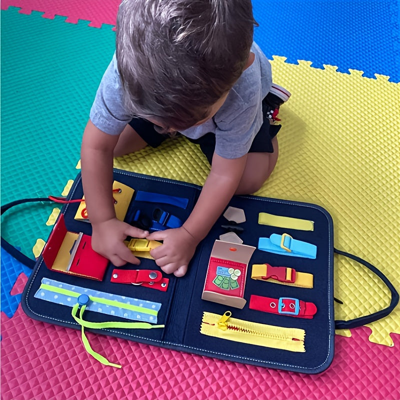 oh my god - Busy Board; Toddler Travel Toys for 1 2 3 4 Year Old; 16 in 1 Montessori Sensory Board Preschool Learning Toys; Quiet Book Sensory Toys for Toddlers 1-3; Perfect Ideal Gift for Toddlers Girls Boys