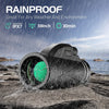 Nice Store - 80x100 Monocular-Telescope Low Night Vision Monoculars High Definition for Adults High Powered with Smartphone Adapter Telescope Hunting Wildlife Bird Watching Travel Camping Hiking