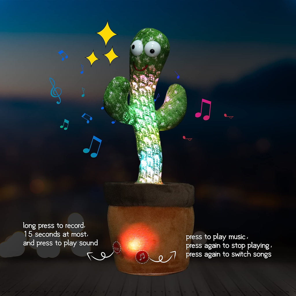 oh my god - Baby Dancing Cactus Talking Cactus Toys- Wriggle Singing Cactus Repeats What You Say- Baby Boy Toys- Plush Electric Speaking Cactus - Baby Girl 15 Second Voice Recorder Toy