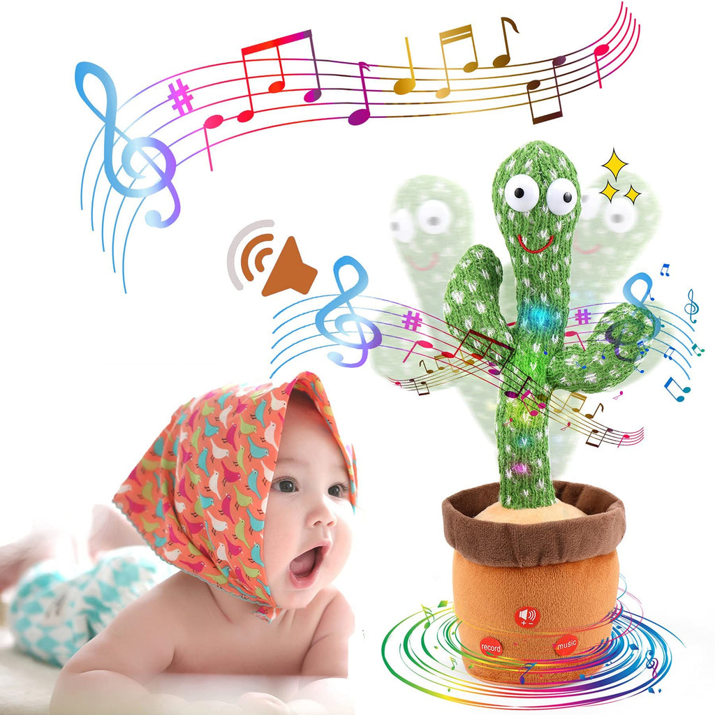 oh my god - Baby Dancing Cactus Talking Cactus Toys- Wriggle Singing Cactus Repeats What You Say- Baby Boy Toys- Plush Electric Speaking Cactus - Baby Girl 15 Second Voice Recorder Toy