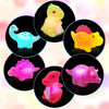 oh my god - 6 Pcs/Pack Dinosaur Bath Toys Light-UpFloating Bath Toys Set For Baby Toddlers Kids; Birthday Easter Christmas Shower Pool Bath Toys; Boys Girls Children Preschool Bathtub Bathroom Toy