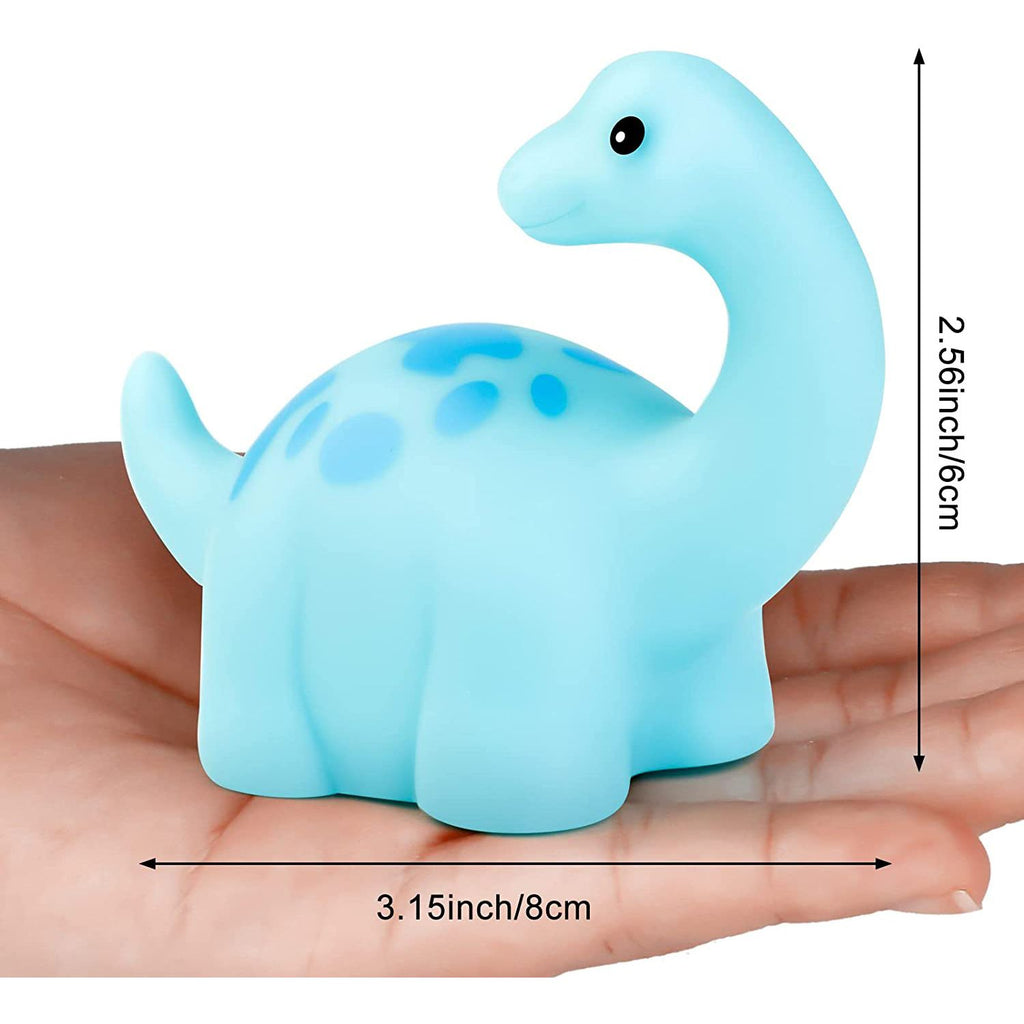 oh my god - 6 Pcs/Pack Dinosaur Bath Toys Light-UpFloating Bath Toys Set For Baby Toddlers Kids; Birthday Easter Christmas Shower Pool Bath Toys; Boys Girls Children Preschool Bathtub Bathroom Toy