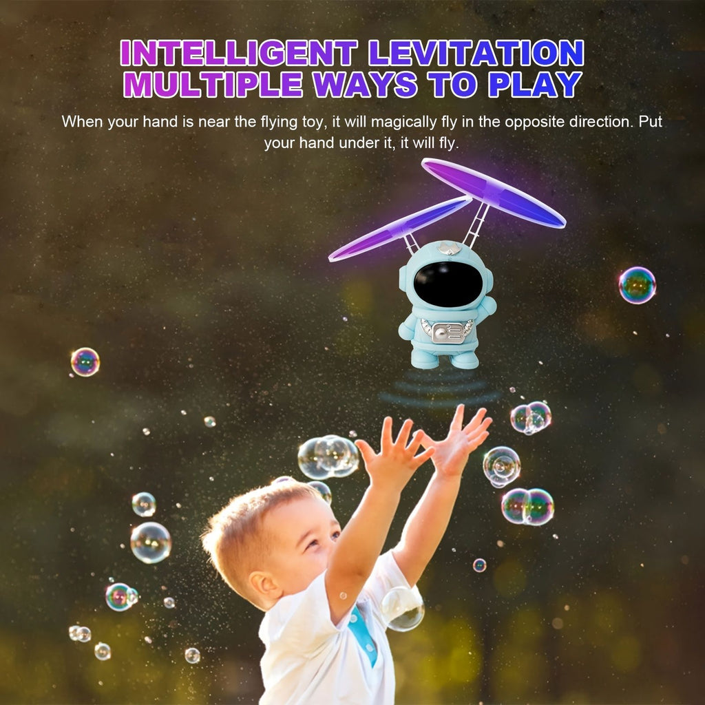 oh my god - Kid Astronaut LED Luminous Flight Machine- Electronic Infrared Induction Aircraft Remote Control Toys- Magic Sensing RC Helicopter