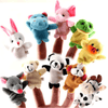 oh my god - 10pcs/set Cute Finger Puppets Baby Mini Plush Toys- Kids Educational Finger Toy Cartoon Animals Plush Doll Children Figures Gifts
