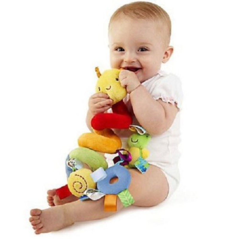 oh my god - Crib Spiral Toy- Plush Activity Hanging Bassinet Toy
