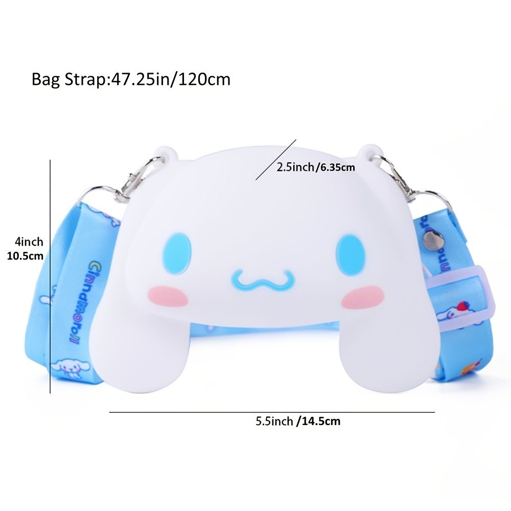 oh my god - 3D Sanrio Cartoon Silicone Shoulder Bag- Hello Kitty Bag- Crossbody Shoulder Purse- Handbag- Cartoon Silicone Accessories