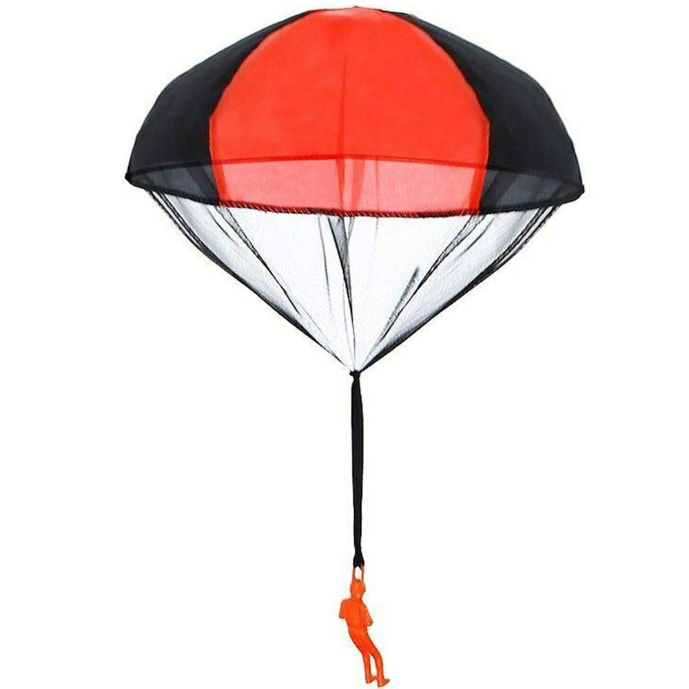 oh my god - 4PCS Set Tangle Parachute Figures Hand Throw Soliders Square Outdoor Children's Flying Toys