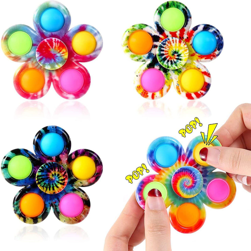 oh my god - Floral Bubble Push Pop Fidget Spinning Toys