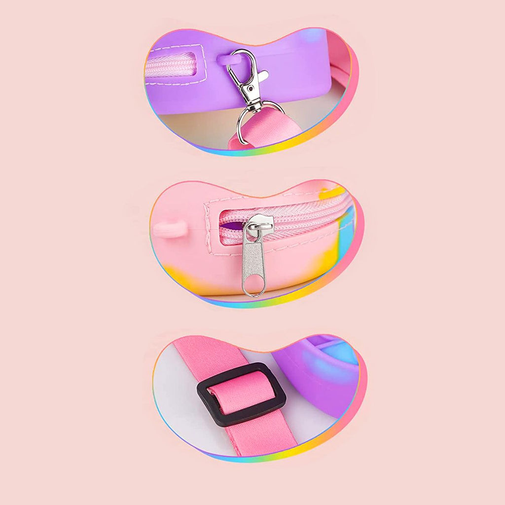 oh my god - Girl And Women's Unicorn Pop Purse Pop Bag With Unicorn Pop Toy- Christmas Decorations Gifts Silicone Shoulder Bag Fidget Toys Pop Fidget Backpack