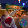 oh my god - 10pcs Amazing Led Light Arrow Rocket Helicopter Flying Toy- Party Fun Gift- Slingshot Flying Copters Birthdays Thanksgiving Christmas Day Gift - Outdoor Game For Children Kids