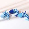 oh my god - Fidget Slug Toy- 3D Articulated Stretch Shark Stress Reliever Hand Toy- Sensory Fidget Slug Toy For Adults And Kids- Pressure Relieving And Anti-Anxiety Office Desk Toy