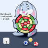 oh my god - Kids Sticky Ball Dart Target Board; Creative Throw Ball Target Sticky; Outdoor Sports Indoor Cloth Toys; Educational Board Games; with 3 balls