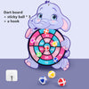 oh my god - Kids Sticky Ball Dart Target Board; Creative Throw Ball Target Sticky; Outdoor Sports Indoor Cloth Toys; Educational Board Games; with 3 balls