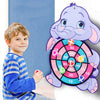 oh my god - Kids Sticky Ball Dart Target Board; Creative Throw Ball Target Sticky; Outdoor Sports Indoor Cloth Toys; Educational Board Games; with 3 balls