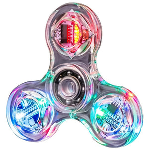 oh my god - Glowing LED Light Spinner Hand Top Spinner Glow In The Dark- Fingertip Gyroscope Toy