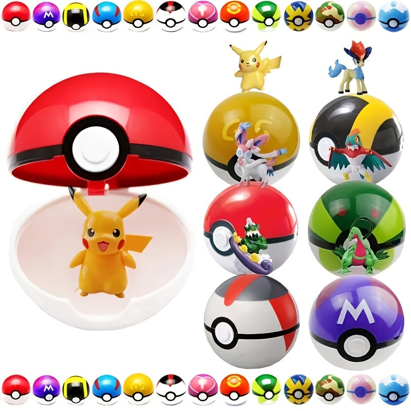YYDS - 1Pack/6Packs/12Packs Balls With Random Figures Anime Model Toy
