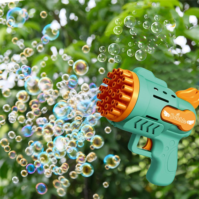 YYDS - Automatic Gatling Bubble Gun Kids Toys Summer Soap Water Bubble Machine Gun 2-in-1 Electric Bubble Machine for Children Gift Toy