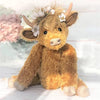 Department Store - Zasekb Scottish Highland Cow Plush; Realistic Cow Stuffed Animals Soft Farm Plushie; Cuddly Highland Cow Accompany Plush Decorative Pillow Birthday Gifts for Boys Girls (Brown)