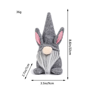 Department Store - 1pc; Easter Bunny Faceless Gnome Plush Doll; Easter Decor; Easter Gift; Bunny Doll Ornament; Party Atmosphere Props; Room Decor; Home Ornament