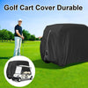 The Perfect Part - Waterproof Golf Cart Cover Zipper 4 Passenger EZ GO Club Car Yamaha Elastic Hem