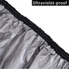 The Perfect Part - Waterproof Golf Cart Cover Zipper 4 Passenger EZ GO Club Car Yamaha Elastic Hem