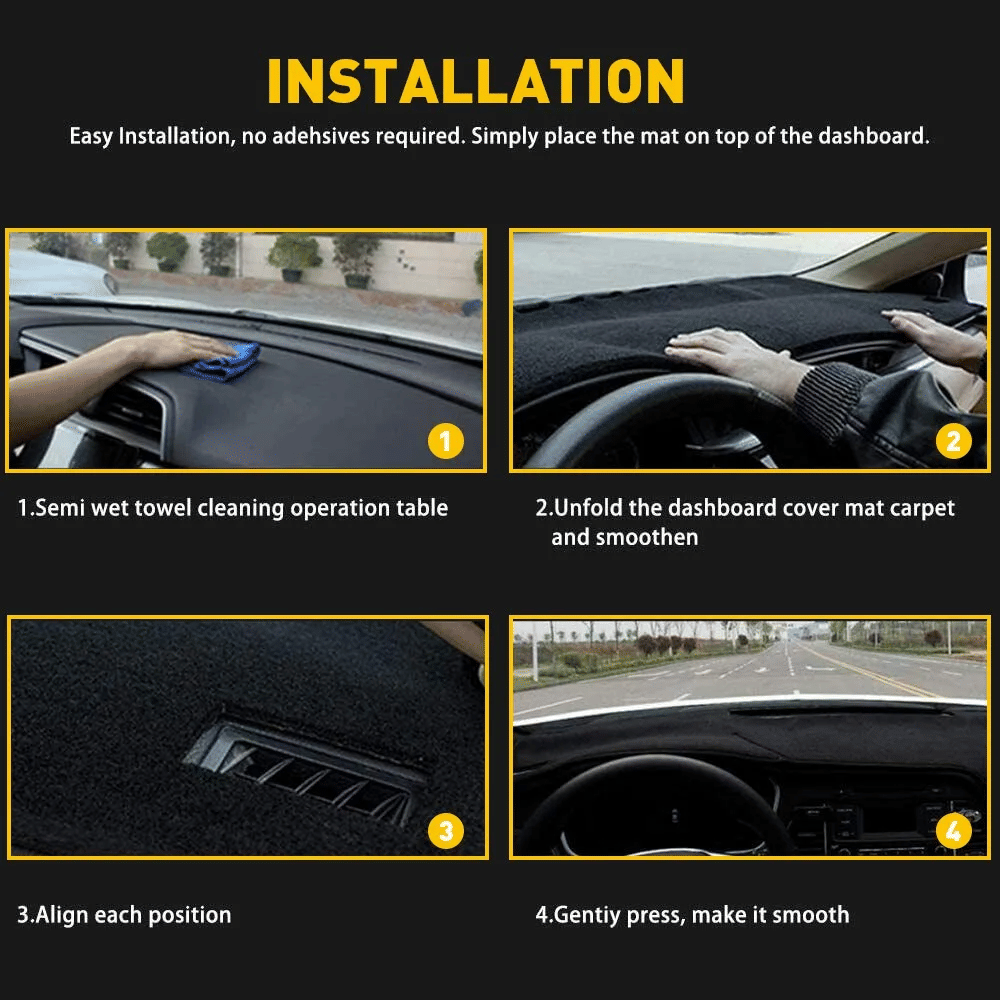 The Perfect Part - For Toyota Camry 2007-2011 US DashMat Dash Cover Dashboard Mat Car Interior Pad
