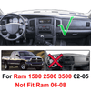 The Perfect Part - For Dodge Ram 1500 2500 3500 2002-2005 Dash-Mat Dashboard Mat Dash Cover Carpet